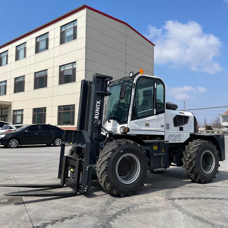 Off Road Forklift Manufacturer - OEM Multifunction CE EPA 4 Ton 4X4 Hydraulic