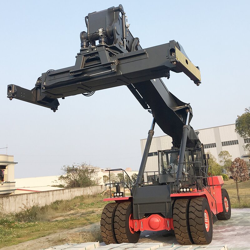 Reach Stacker Supplier - OEM Supply Max Capacity 45 Ton for Lifting Containers