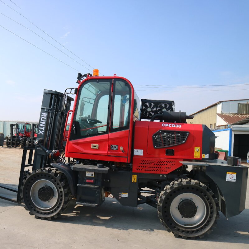 Off Road Forklift Manufacturer - OEM Multifunction CE EPA 4 Ton 4X4 Hydraulic