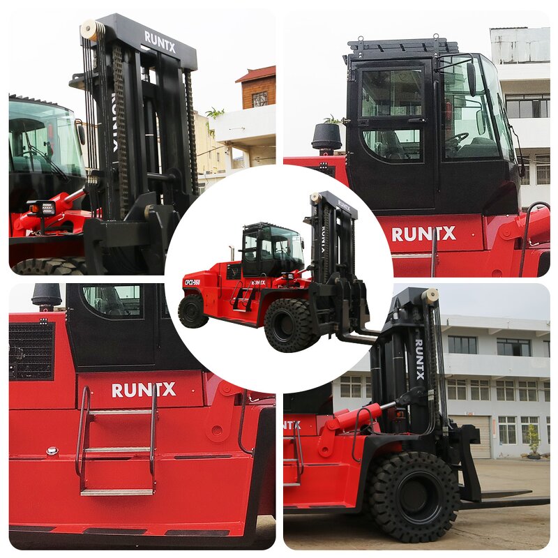Heavy Duty Forklift Manufacturer - OEM RUNTX New 36-60 Ton Diesel Container Lifter