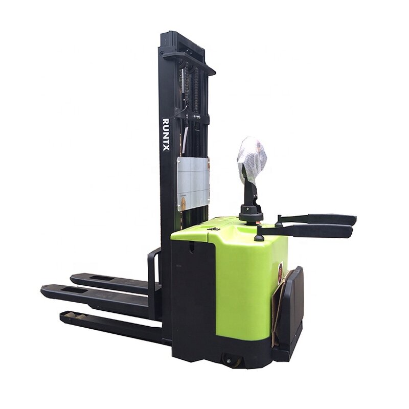 Electric Pallet Truck Manufacturer - OEM RUNTX Band 24V Small 1.5 Ton Straddle Stacker