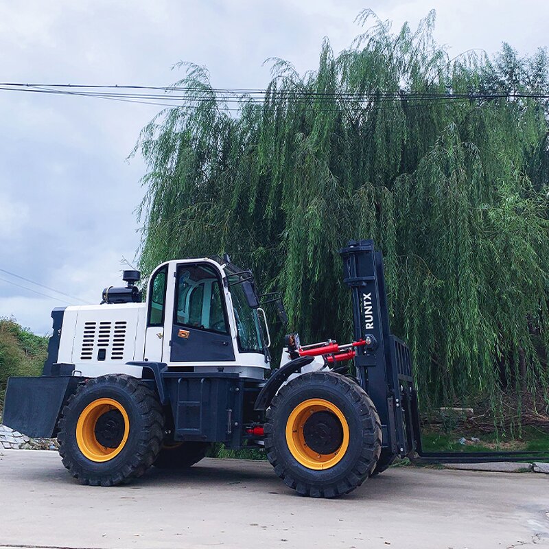 Off Road Forklift Factory - OEM 3.5T 4x4 Rough Terrain Small All Terrain