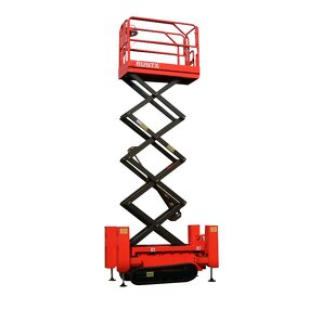 Aerial Scissor Lift Platform Factory - OEM Wheel Type 200-450kg Mobile 10-14m Lifting