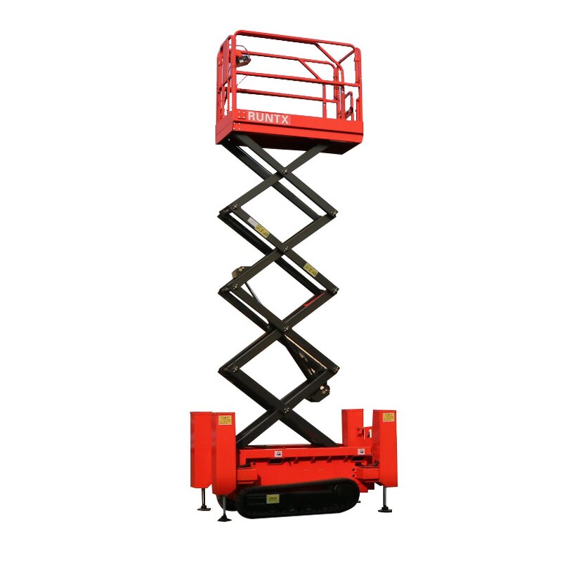 Aerial Scissor Lift Platform Factory - OEM Wheel Type 200-450kg Mobile 10-14m Lifting