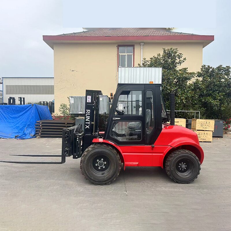 Rough Terrain Forklift Manufacturer - OEM RUNTX Brand All Terrain 3.5 Ton