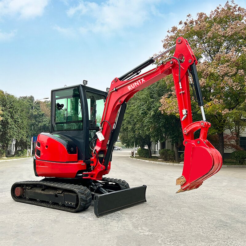 Mini Excavator Factory - OEM Runtx Brand EPA Kubota Powerful Engine 4 Ton Crawler