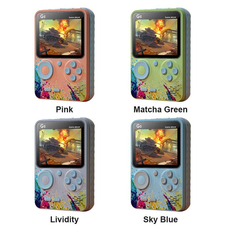 Handheld Game Console Factory - OEM/ODM Custom G5 3.0 Inch Large Screen NES 500 Games