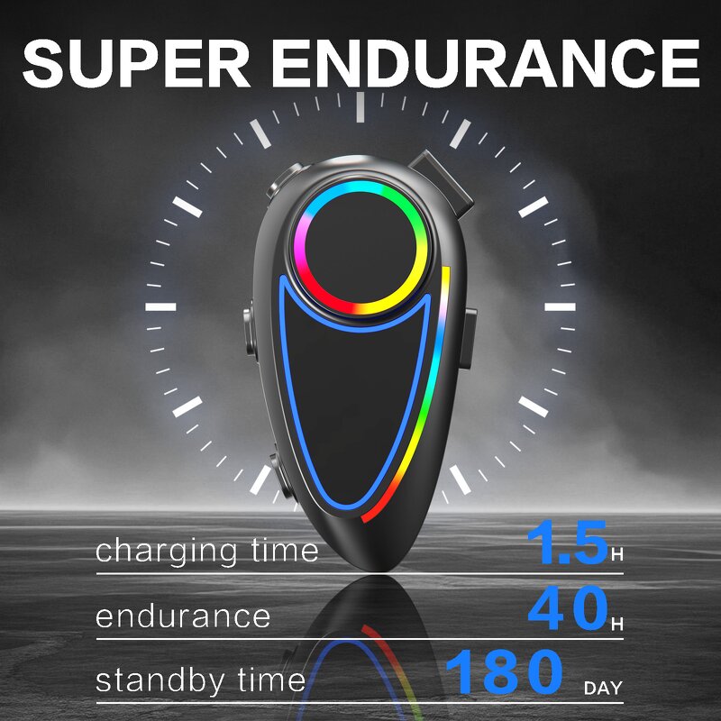 Helmet Earphone Factory - OEM/ODM Custom K17 BT 5.4 Noise Reduction Ambient Light Voice Assistant