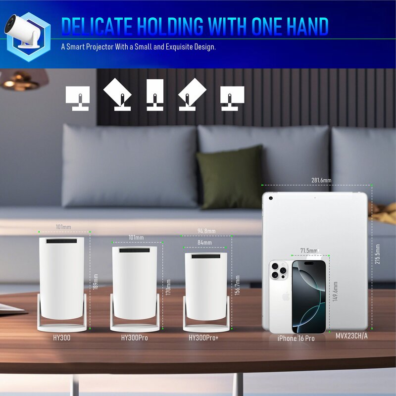 Smart Projector Factory - OEM/ODM Custom 170 Ansi 713 Chip Mini Portable Home