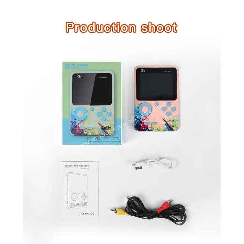 Handheld Game Console Factory - OEM/ODM Custom G5 3.0 Inch Large Screen NES 500 Games