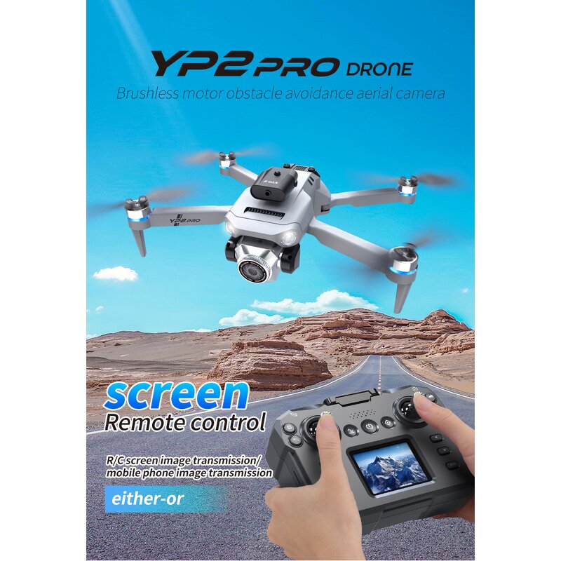 Drone Factory - OEM/ODM Custom YP2 Pro Foldable Obstacle Avoidance Aerial HD Camera 50X