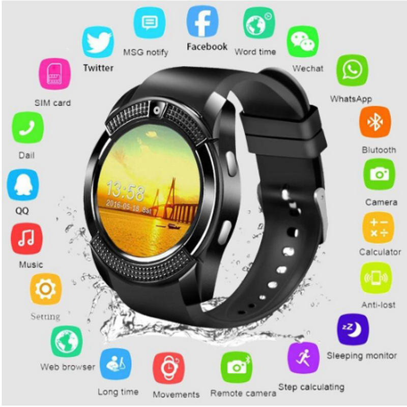Smart Watch Factory - Wholesale Sport IPS Touch Screen V8 Android 2G Network Camera