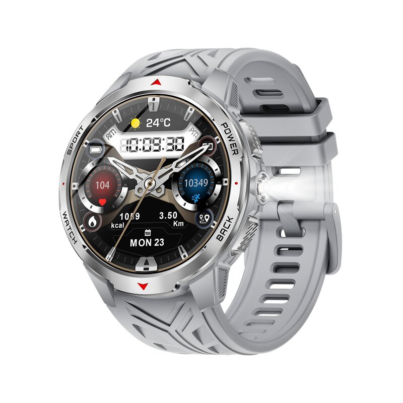 Smart Watch Factory - OEM/ODM Custom 1.7" BT Call Flashlight Compass 3ATM