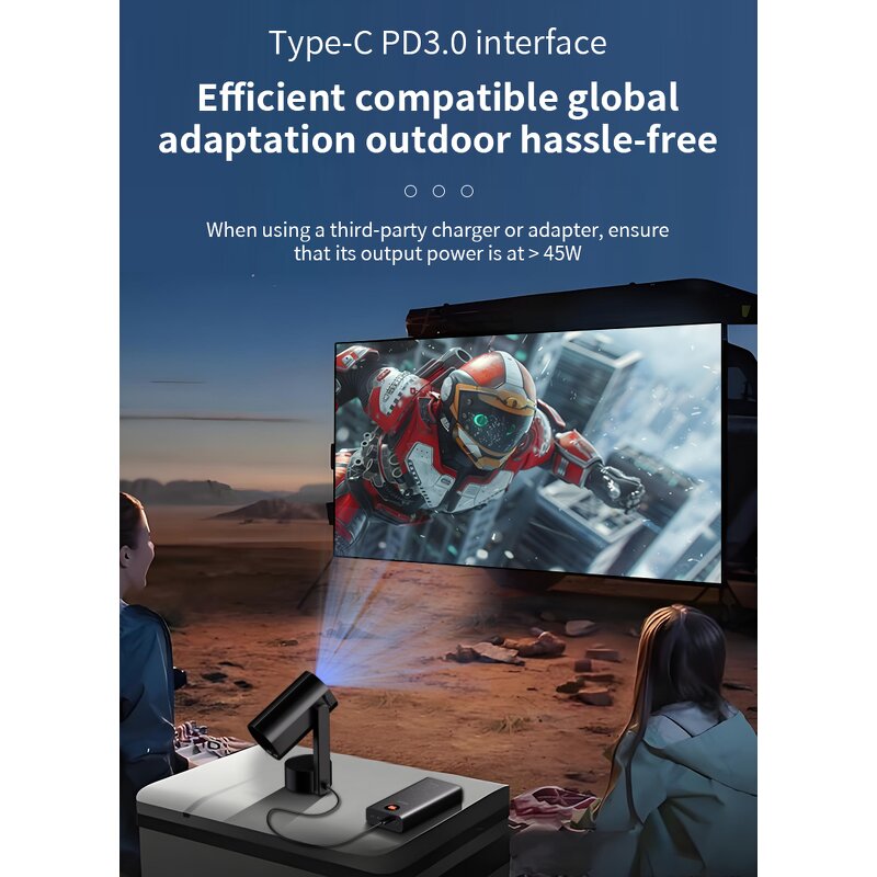 Smart Projector Factory - OEM/ODM Custom 4/5G Wifi 1+8GB Multimedia Home Pocket