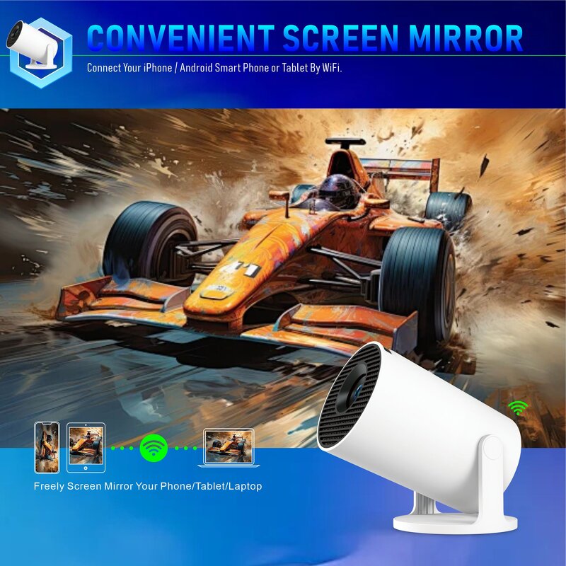 Smart Projector Factory - OEM/ODM Custom 170 Ansi 713 Chip Mini Portable Home