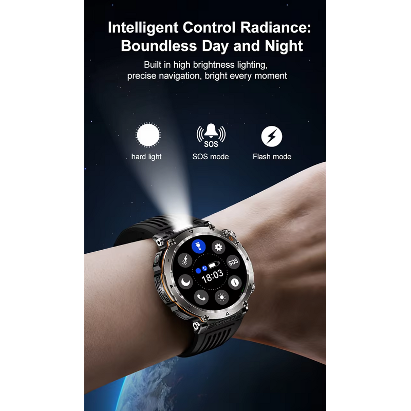 Smart Watch Factory - OEM/ODM Custom 1.7 Inch Round Screen BT Call IP68 Outdoor