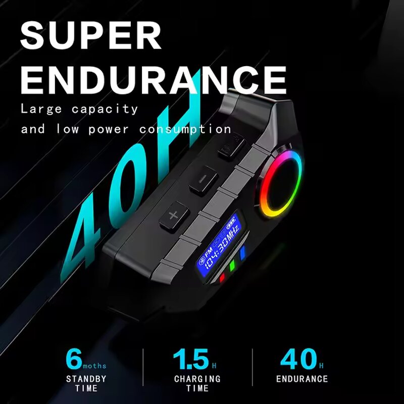 Motorcycle Earphones Factory - Hot Selling Y30 IP65 Waterproof Voice Assistant Bluetooth