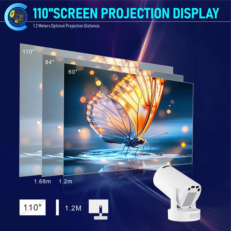 Smart Projector Factory - OEM/ODM Custom 4K 5G Wifi Game Mini Portable Home