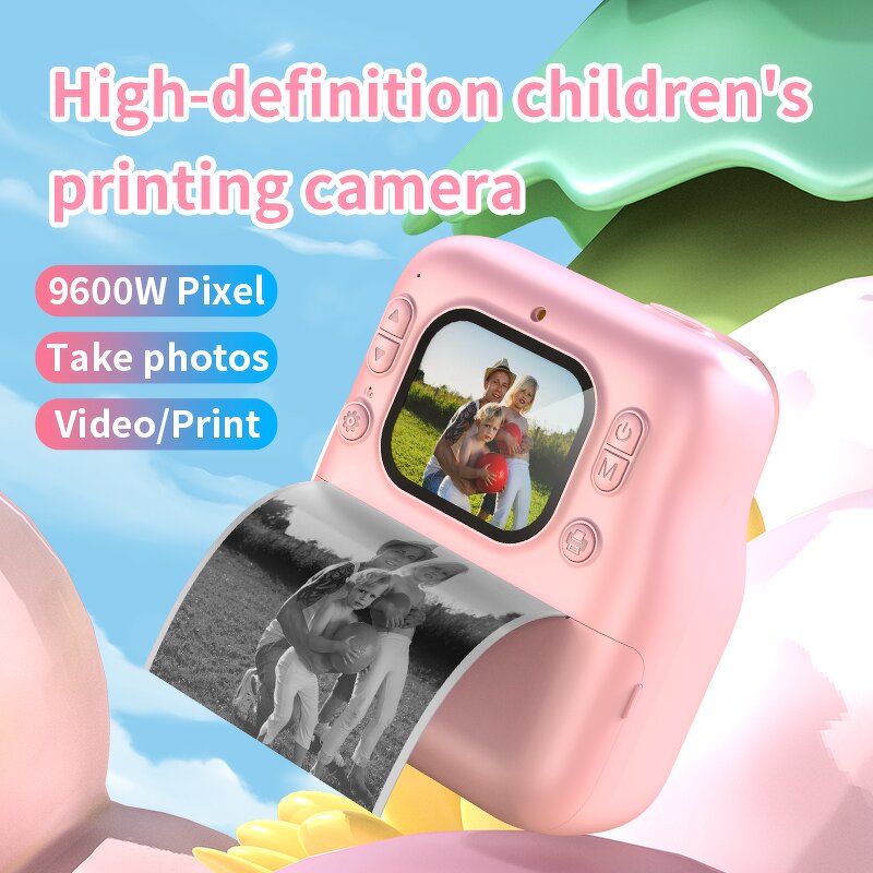 Kids Camera Factory - OEM/ODM Custom 2.0inch IPS 296*240 Screen 30W Pixel Print