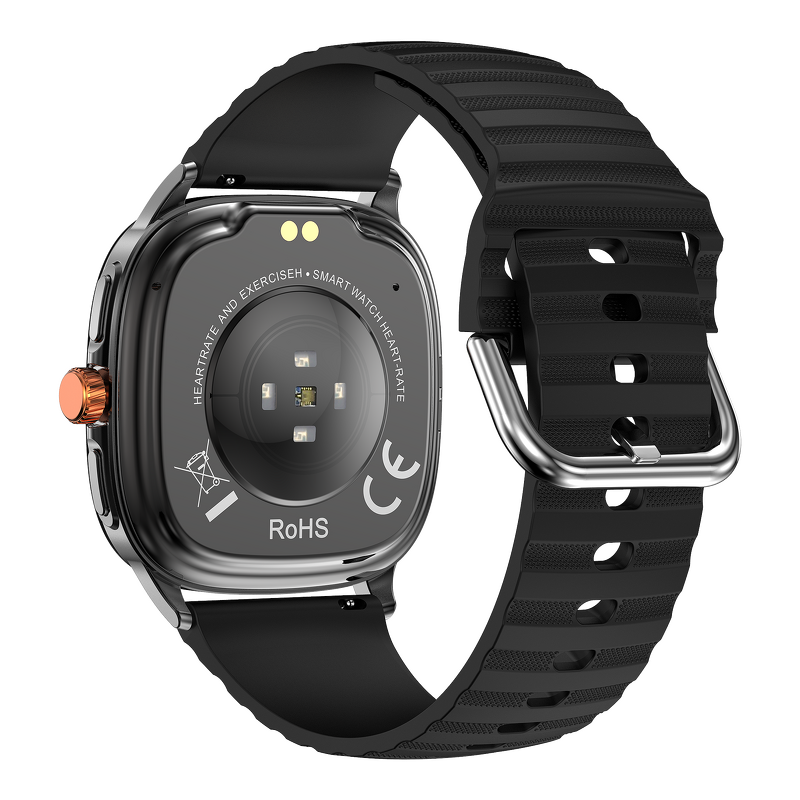 Smart Watch Factory - OEM/ODM Custom 1.73 Inch AMOLED Metal Crown IP68 Waterproof