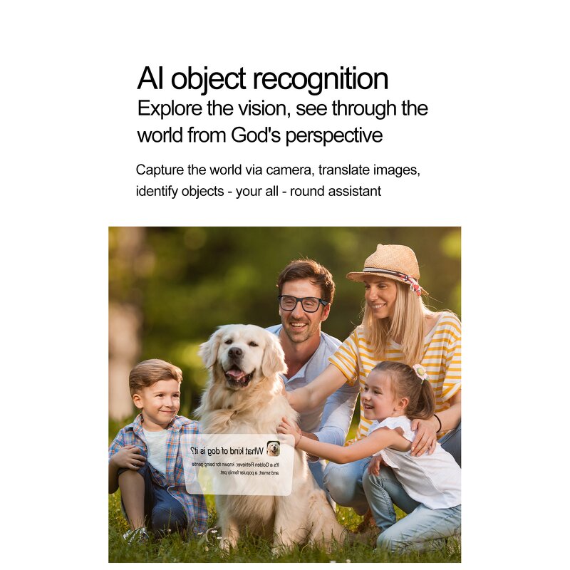 AI Smart Glasses Factory - OEM/ODM Custom Camera 1080P Video Shoot Wifi AI Translation ANC