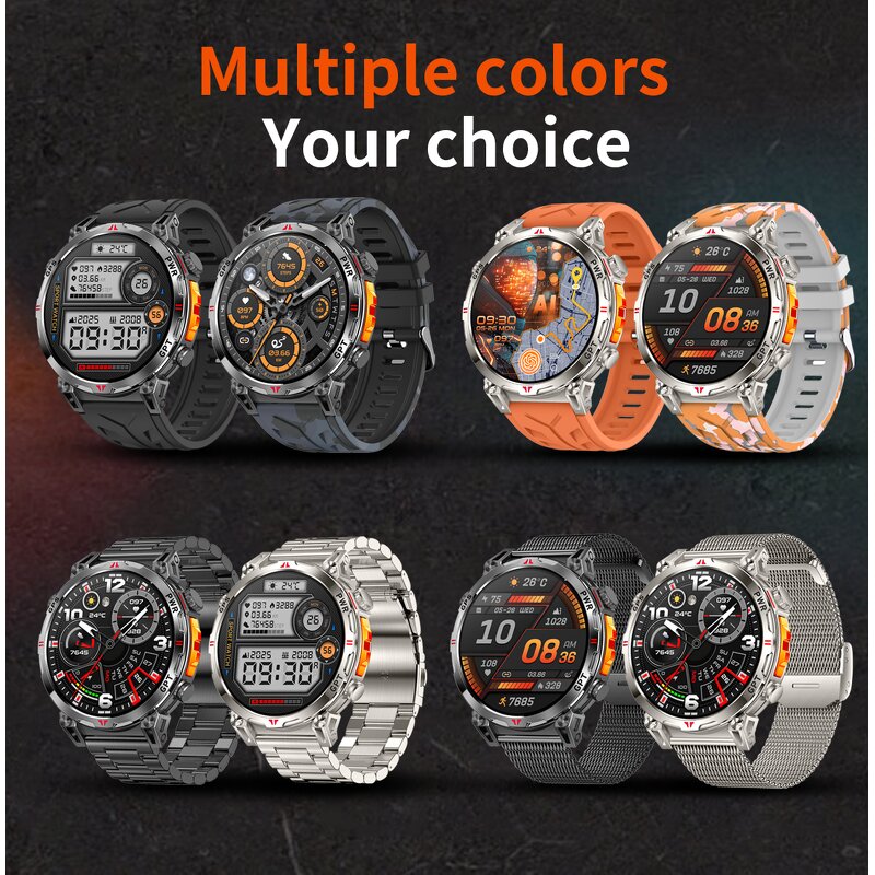 Smart Watch Factory - OEM/ODM Custom 1.53" Amoled GPS Compass 3ATM Waterproof