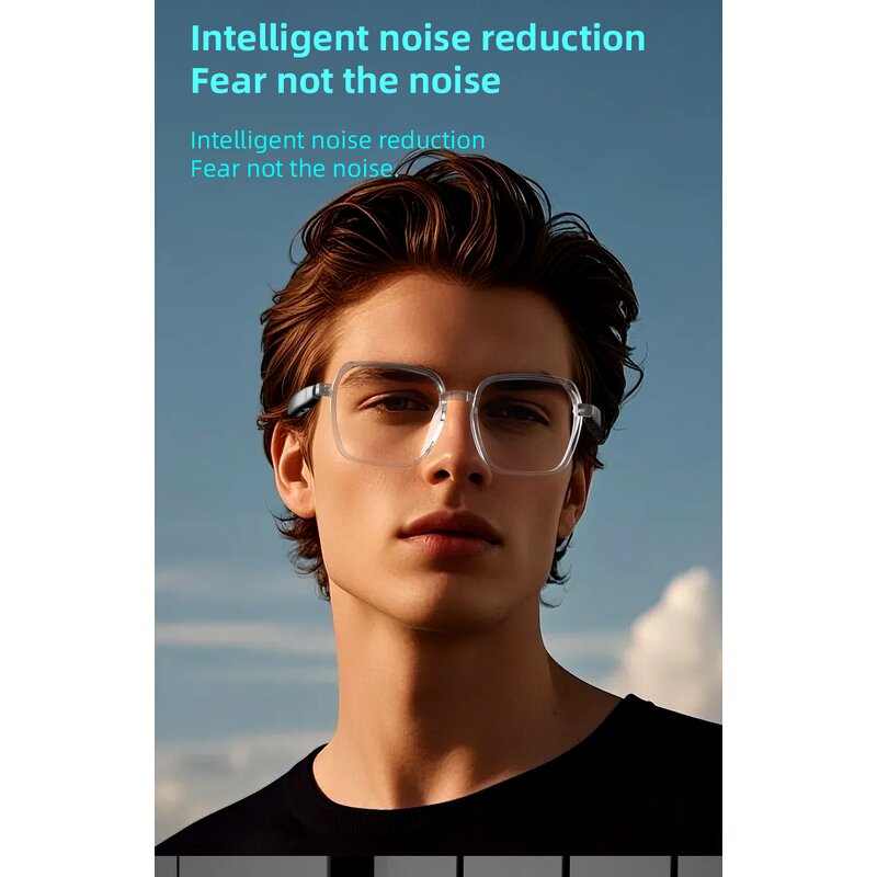 Smart Glasses Factory - OEM/ODM Custom Anti Blue Light Touch Control Air Conduction Wireless