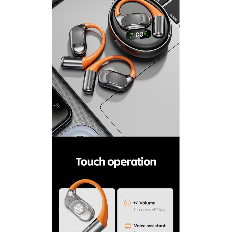 In-Ear Earbuds Factory - OEM/ODM Custom M113 Digital LED Display Noise Reduction HiFi