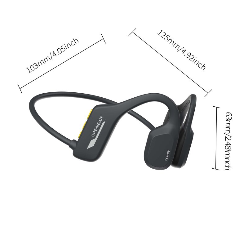 Bone Conduction Headphone Factory - OEM/ODM Custom X2 Swimming BT IP68 Waterproof 8GB MP3