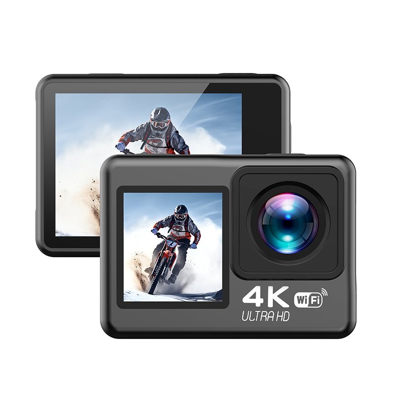 Action Camera Factory - OEM/ODM Custom 4K 30fps Wifi Dual Color 2.0inch HD 30M Waterproof