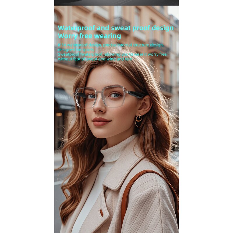 Smart Glasses Factory - OEM/ODM Custom Anti Blue Light Touch Control Air Conduction Wireless