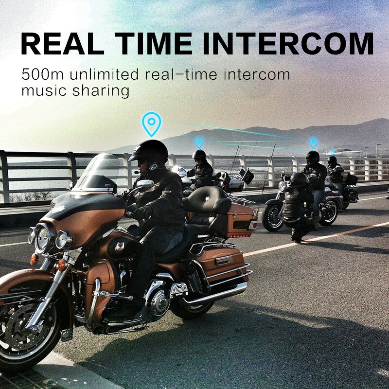 Motorcycle Headphones Factory - OEM/ODM Custom K18 HiFi Voice Assistant LED Light FM Radio