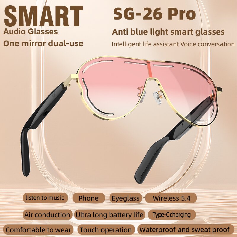 Smart Audio Glasses Factory - OEM/ODM Custom HiFi Music Play Answer Call Voice Assistant