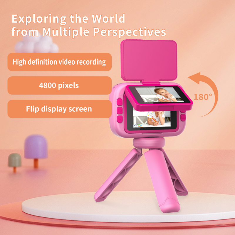 Kids Mini Camera Factory - OEM/ODM Custom D1 Flip Display 2.4inch HD Video Recording
