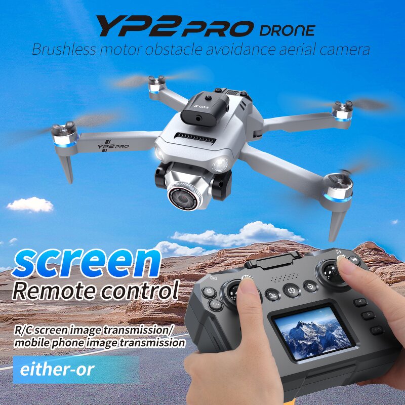 Drone Factory - OEM/ODM Custom YP2 Pro Intelligent Obstacle Avoidance Dual Camera 90 Degrees