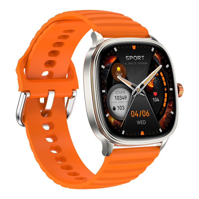 Smart Watch Factory - OEM/ODM Custom 1.73 Inch AMOLED Metal Crown IP68 Waterproof