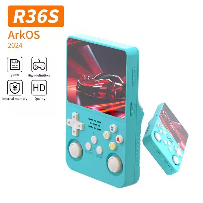 Handheld Game Console Factory - OEM/ODM Custom R36S 3.5 HD IPS Linux 64GB RK3326