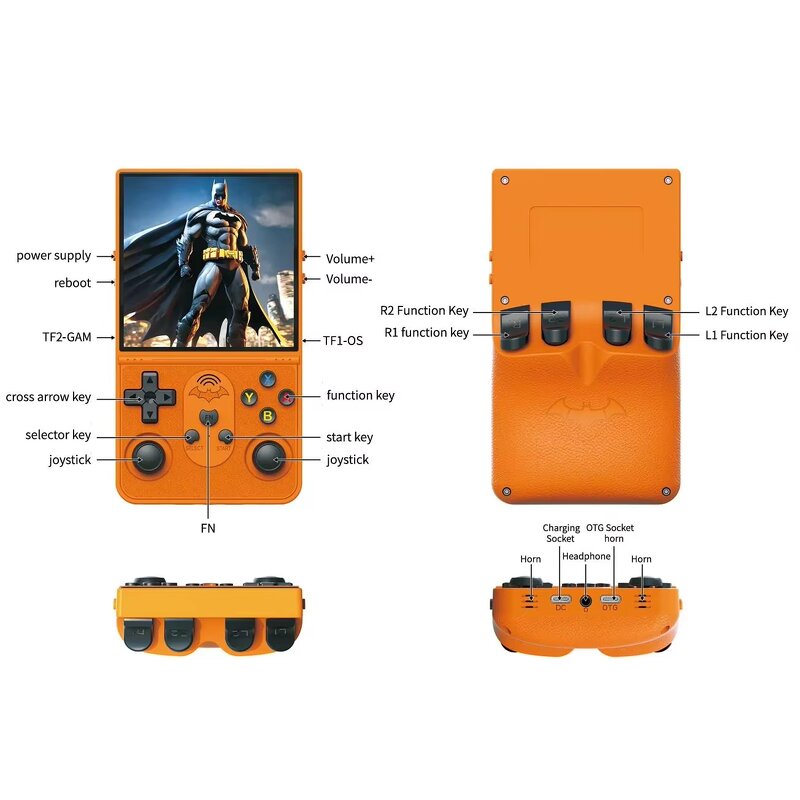 Handheld Game Console Factory - OEM/ODM Custom 4.0 Inch 64GB 128GB 15000+ Games