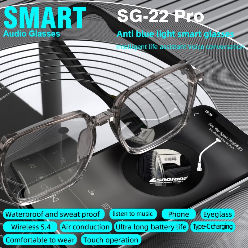 Smart Glasses Factory - OEM/ODM Custom Air Conduction BT Call Music Play Waterproof