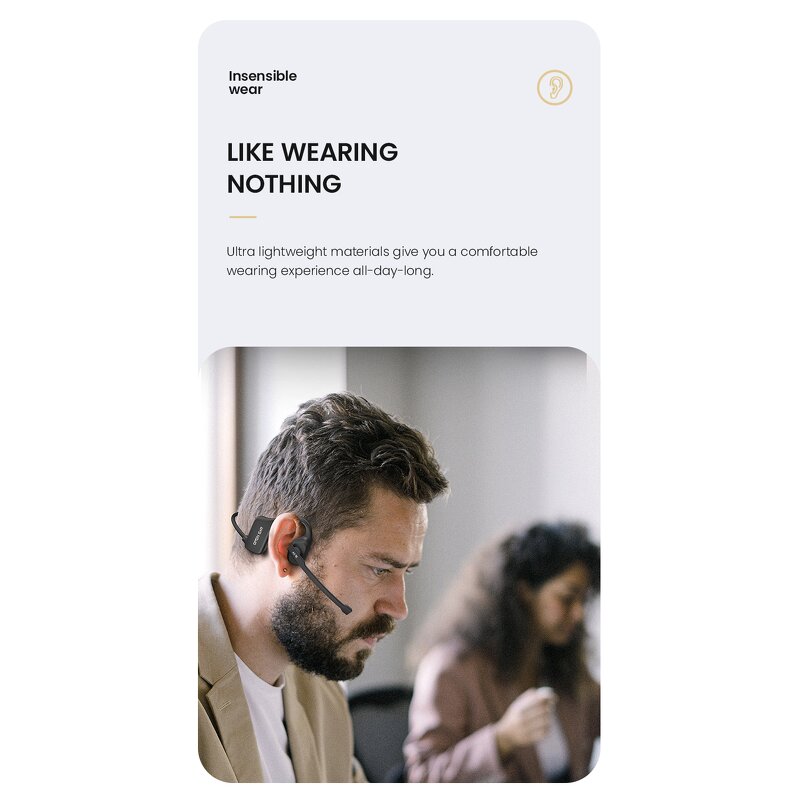 Open-Ear Headphones Factory - OEM/ODM Custom X3 Air Conduction V5.2 IPX5 Noise Cancellation