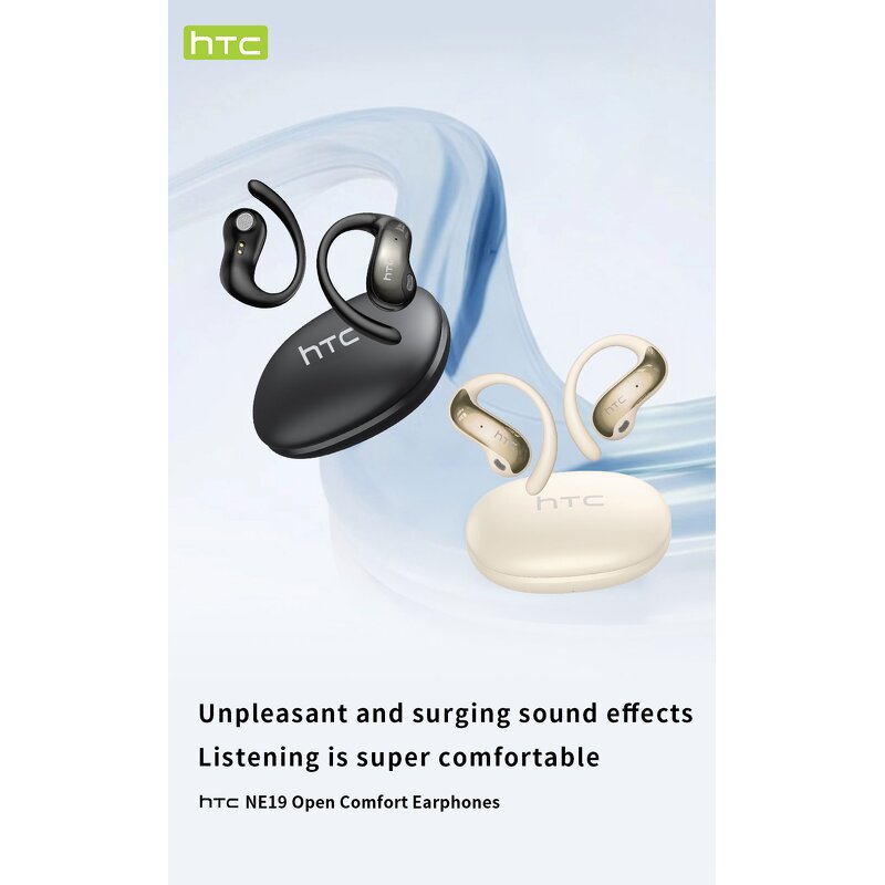 True Wireless Headphones Factory - OEM/ODM Custom HTC NE19 AI OWS HD Sound BT 6.0 Sports