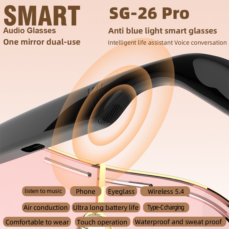 Smart Audio Glasses Factory - OEM/ODM Custom HiFi Music Play Answer Call Voice Assistant