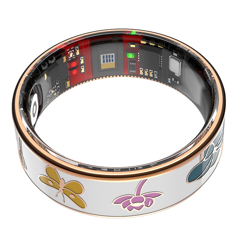 Smart Ring Factory - OEM/ODM Custom Enamel Craft 5ATM Heart Rate Blood Oxygen Sleep