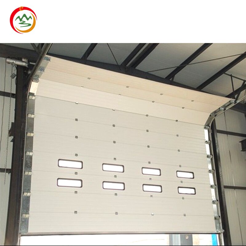 Industrial Door Manufacturer - OEM Customizable Overhead Sectional with Pedestrian Gate