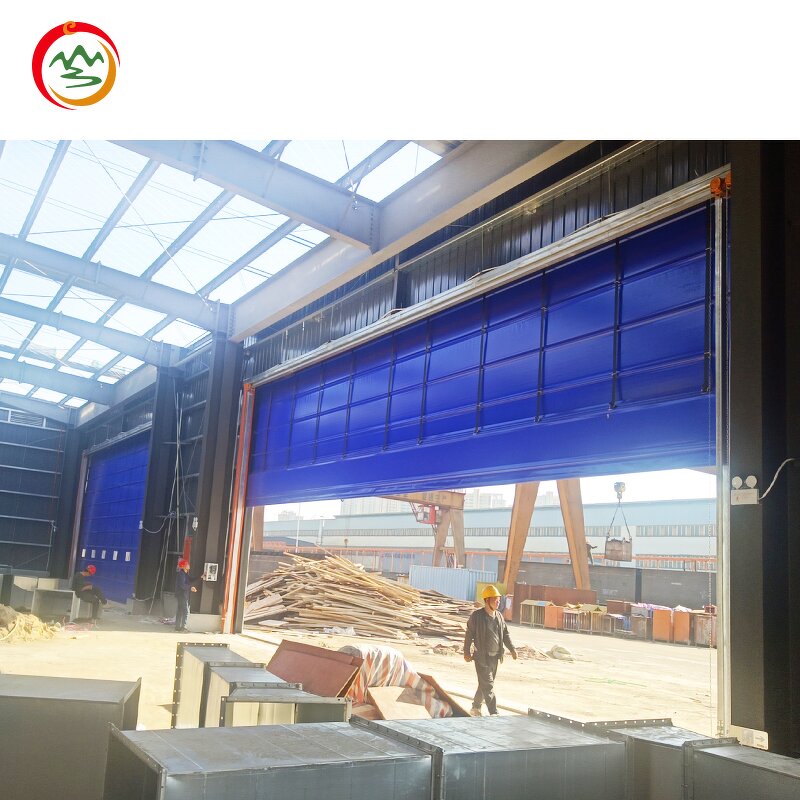 Self-Repairing Roll Door Factory - OEM Modern Industrial PVC Fabric High Speed