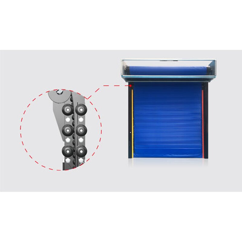 Food Storage Cold Room Door Manufacturer - OEM Freezer Room Self-repairing High Speed PVC