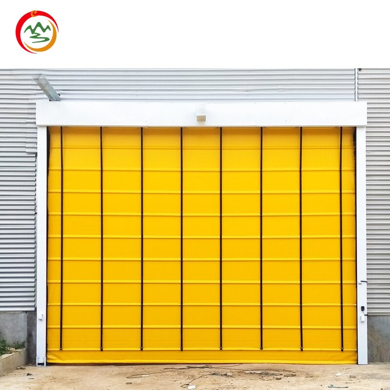 PVC Fast Door Factory - OEM Electric Geomagnetic Induction Stacking Foldable