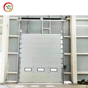 Industrial Overhead Door Factory - OEM Automatic Thermal Insulated Steel Vertical Lifting