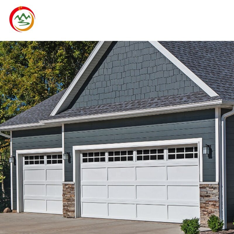 Modern Garage Door Factory - OEM 2024 New Small with Remote Control Glass Inserted