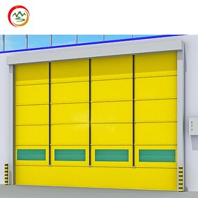 Industrial PVC Fast Door Factory - OEM High Speed Radar Sensing Stacking Door
